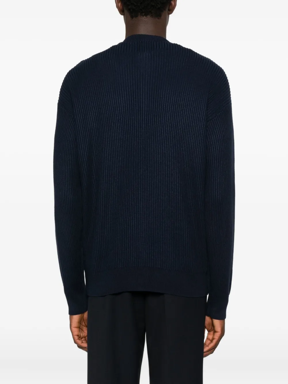 Emporio Armani Geribbeld vest Blauw