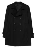 Tagliatore double-breasted coat - Black