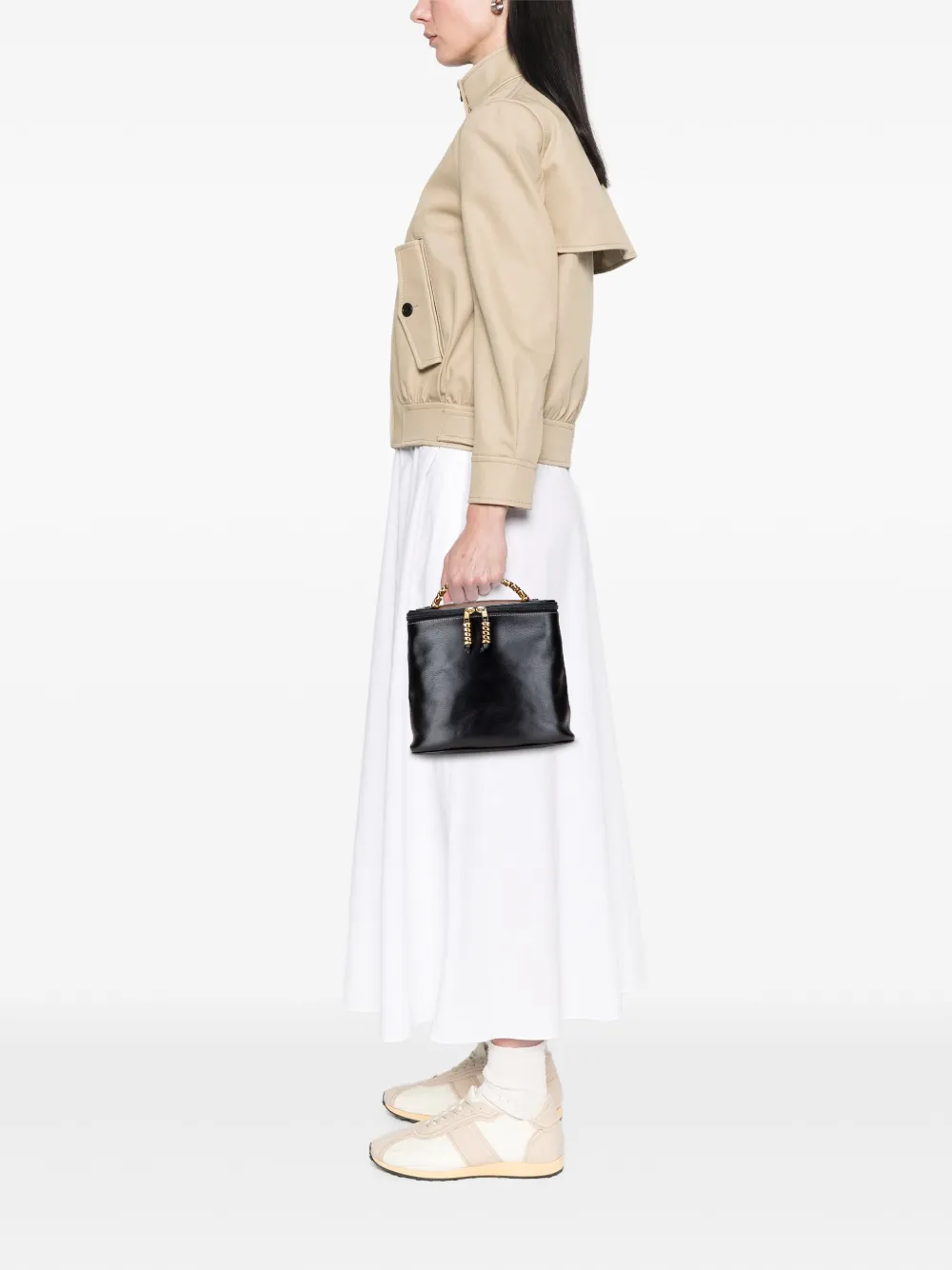 Loewe Pre-Owned 2000-2025 Leather Velasquez Twist vanity bag | Pre-Owned | Image 2