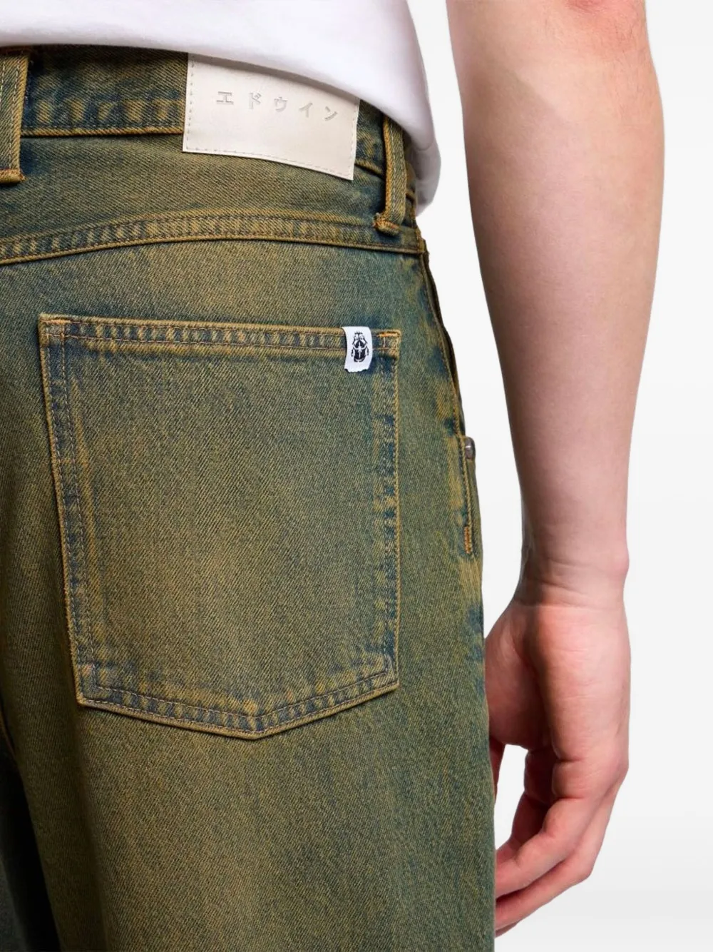 Edwin Tyrell Faded-wash Jeans In Blue