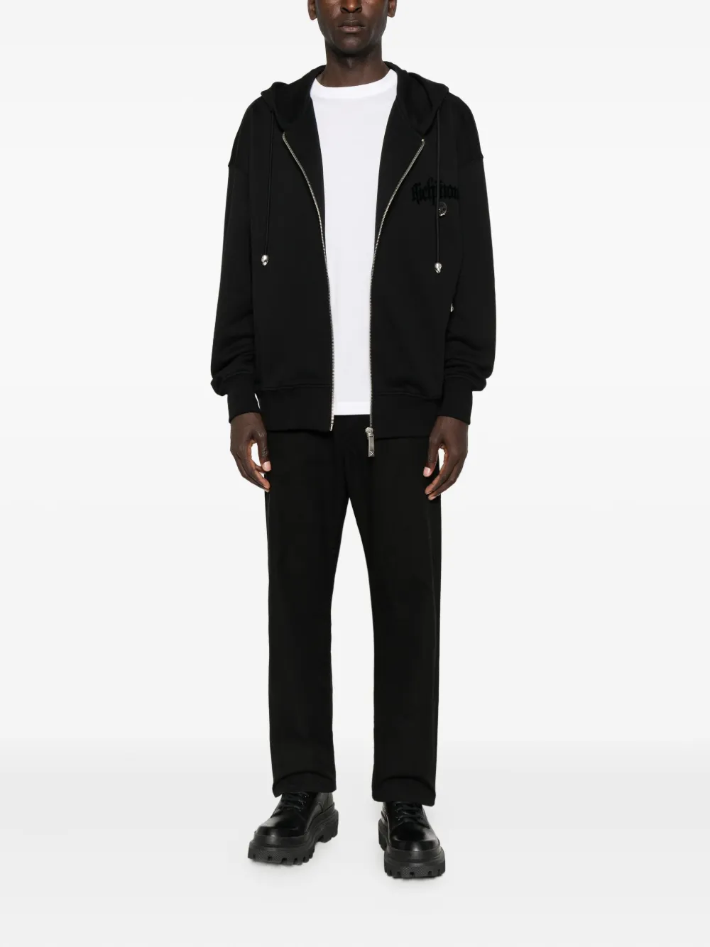 John Richmond Katoenen T-shirt - Wit