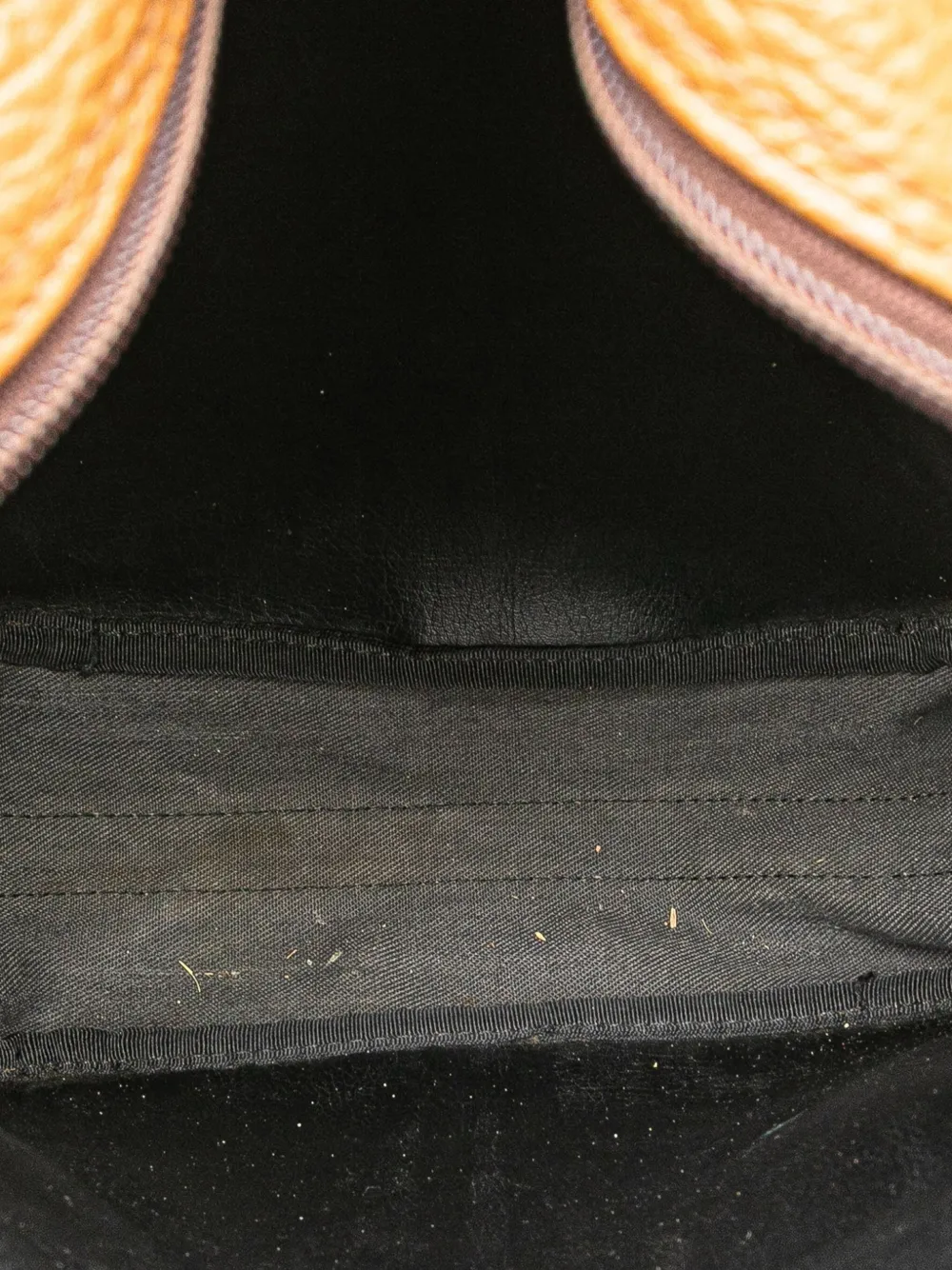 Pre-owned Burberry 20th Century Haymarket Check Canvas Handbag In Brown