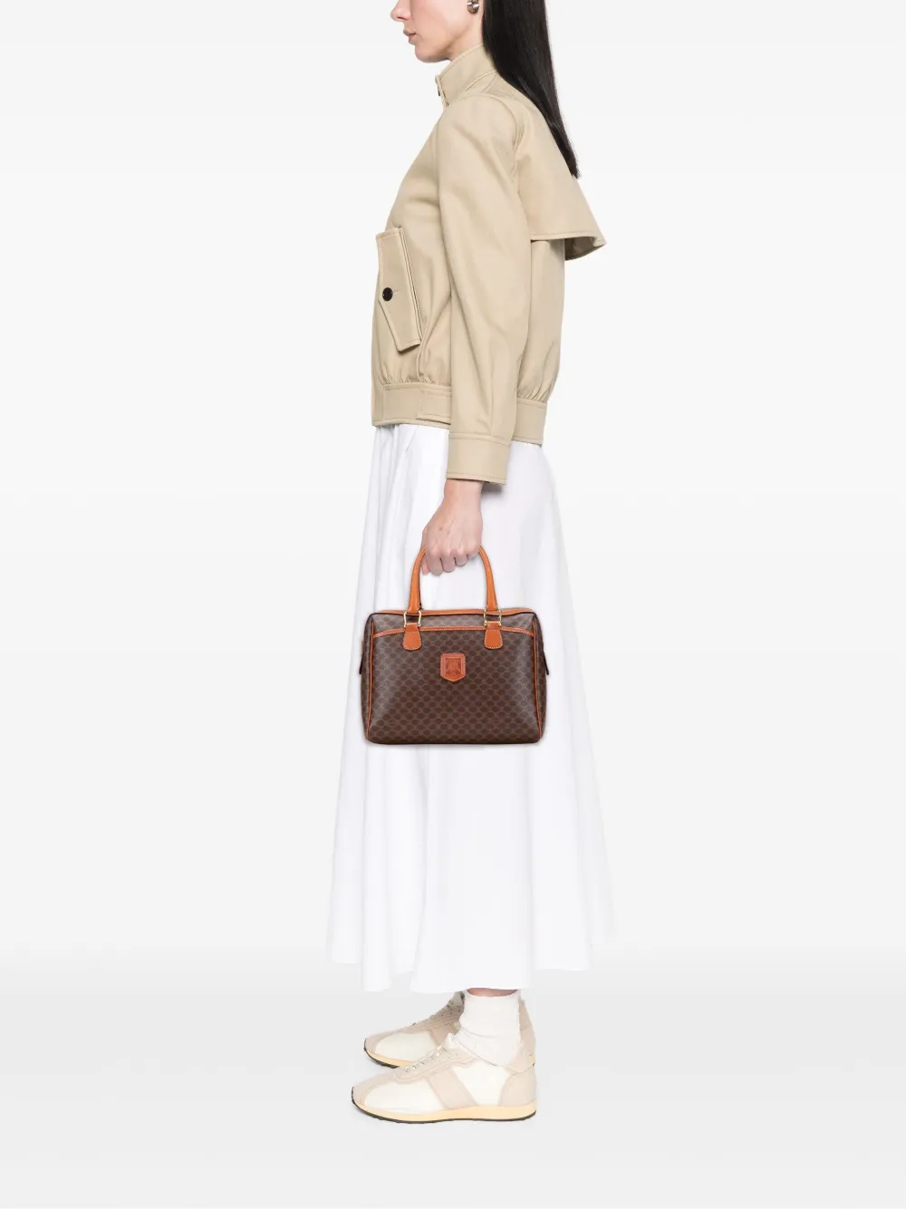 Celine Pre-Owned 1996 Macadam Coated Canvas handbag | Pre-Owned | Image 2