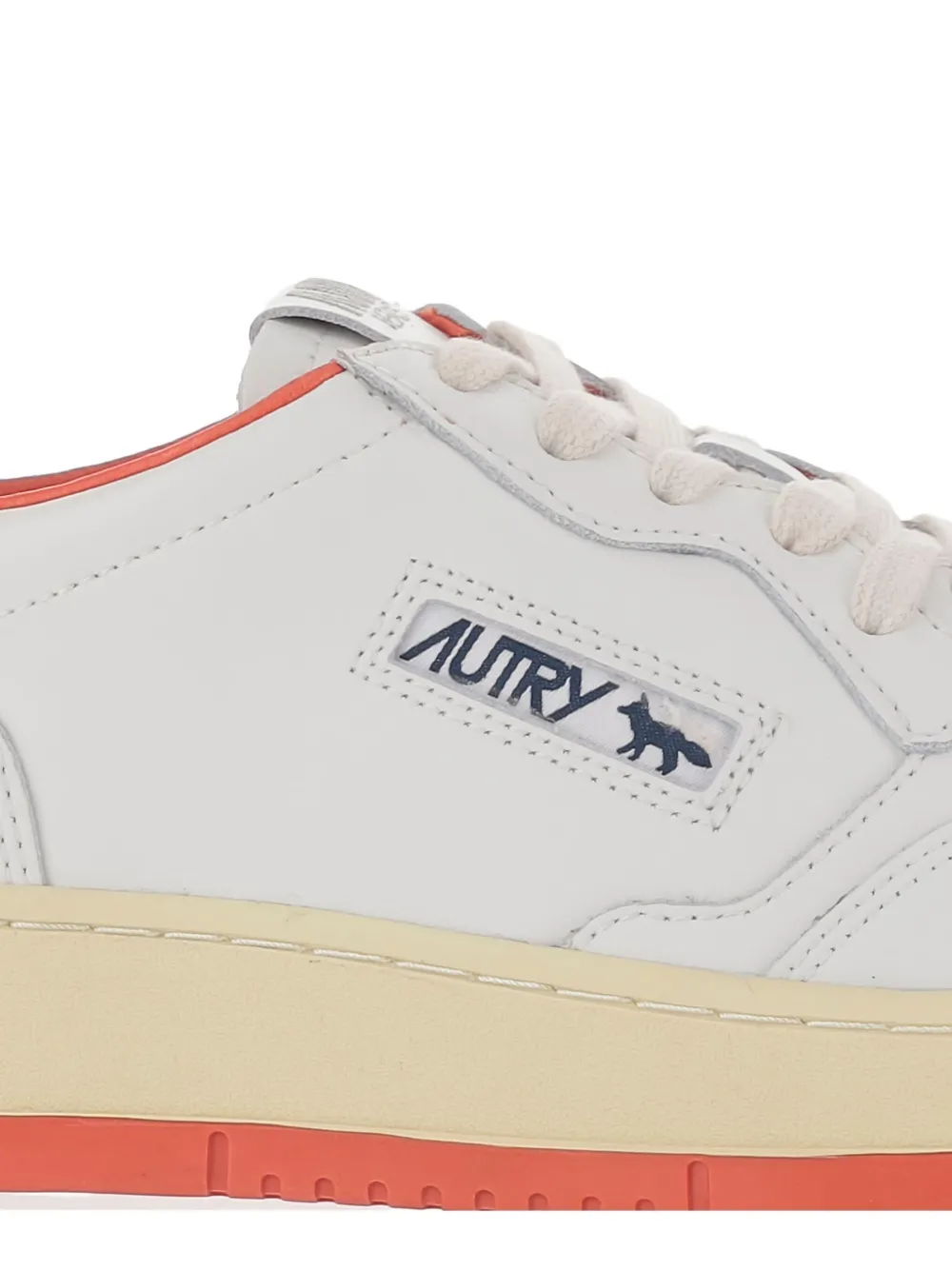 Autry leather low-top sneakers White