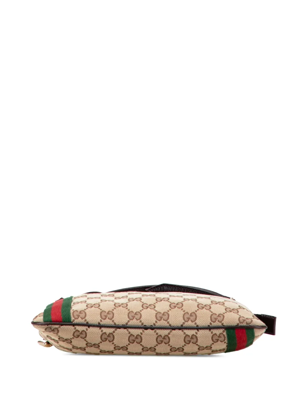 Pre-owned Gucci 2000-2015 Gg Canvas Jolicoeur Crossbody Bag In Brown