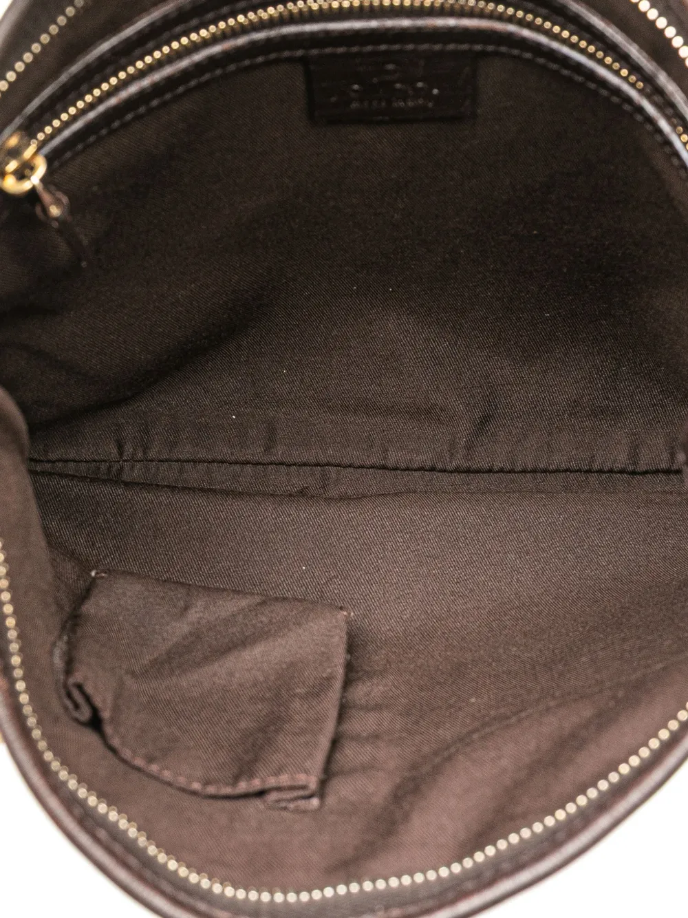 Pre-owned Gucci 2000-2015 Gg Canvas Jolicoeur Crossbody Bag In Brown