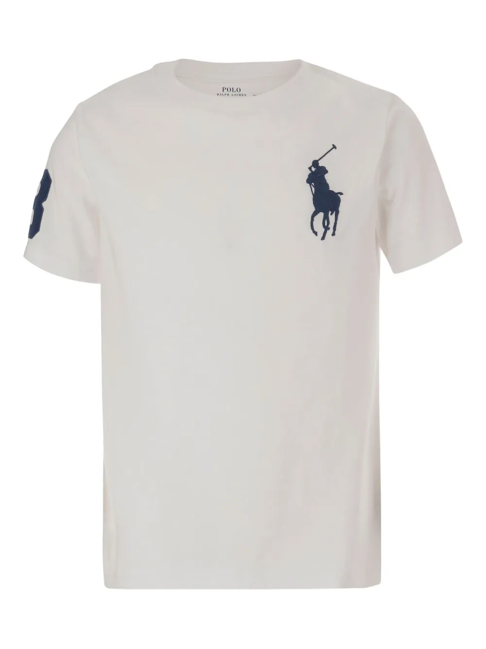 POLO RALPH LAUREN KIDS T-shirt in cotone - Bianco
