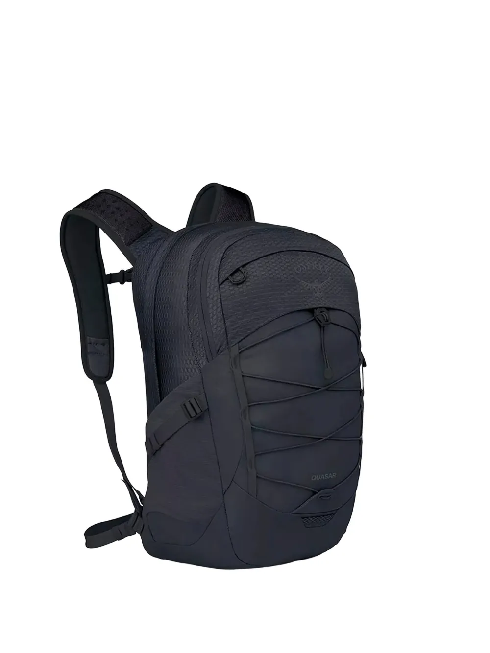 Osprey Textured-panel Drawstring Backpack In Black