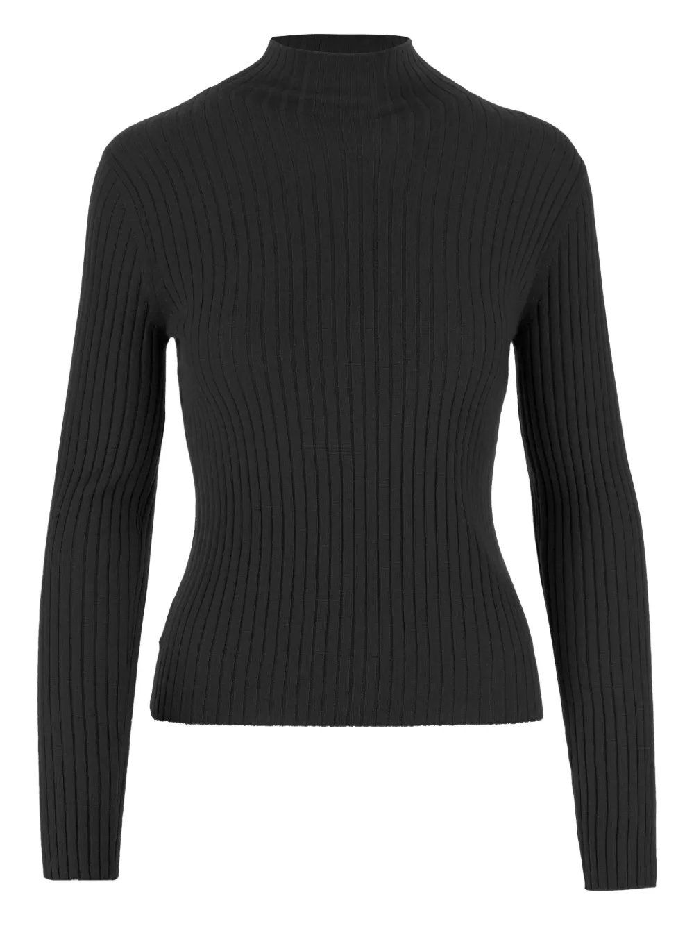 arch4 ribbed mock-neck sweater | Black | Image 1