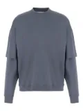DARKPARK layered cotton sweatshirt - Grey