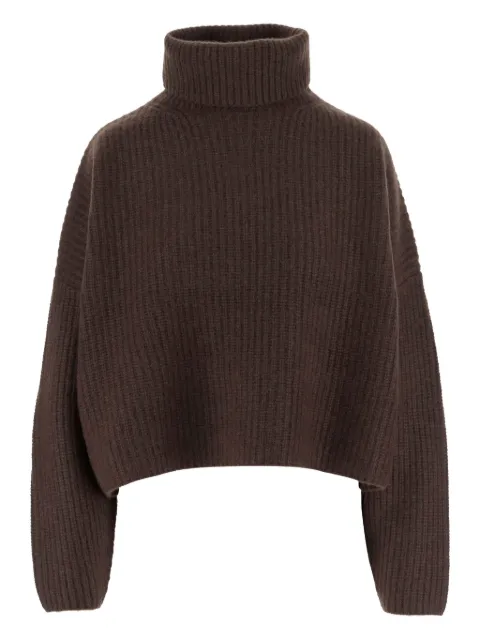 arch4 turtleneck ribbed cashmere sweater