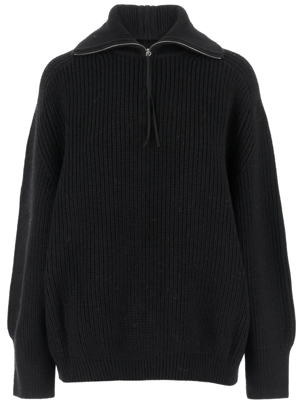 Carven ribbed zip-up wool sweater | Knitted Sweaters | Image 2