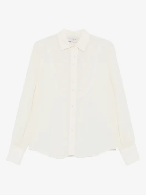 ERMANNO FIRENZE  camisa con cuello bordado