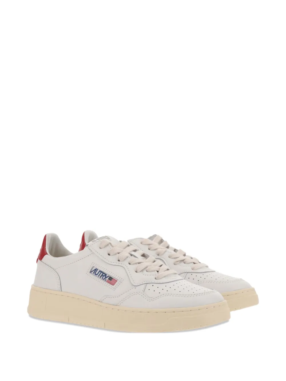 Autry Low Medalist leather sneakers - Wit