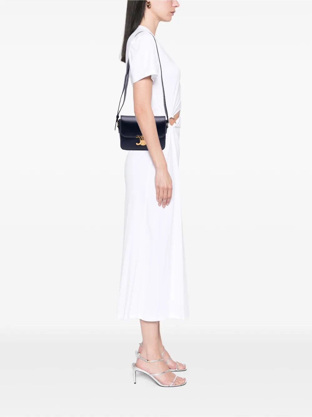 Celine Pre-Owned 2019 ティーン シャイニーカーフ トリオンフ ショルダーバッグ | プレオウンド | Image 2