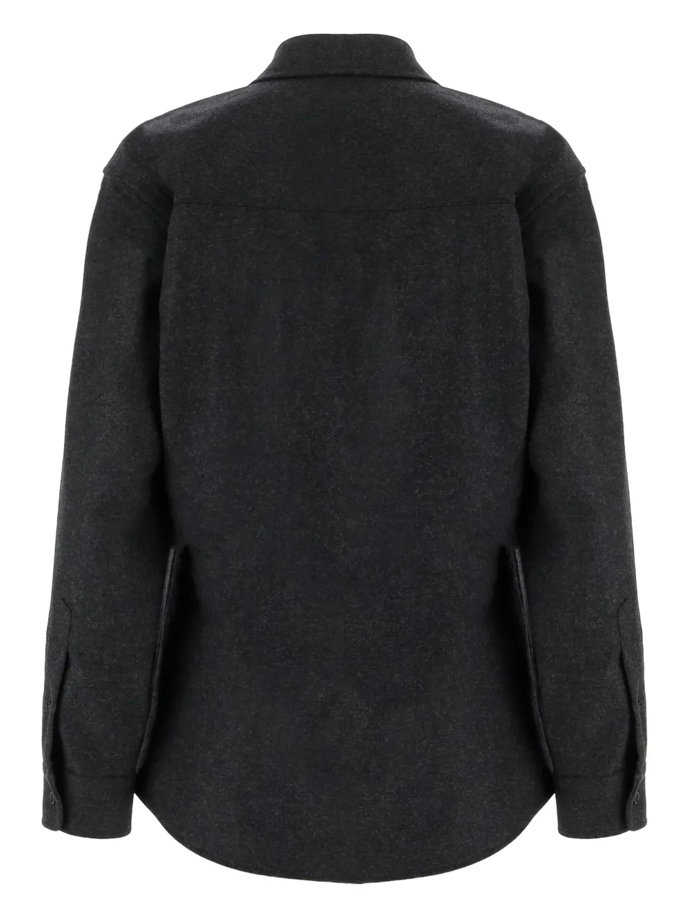 Darkpark Button-down Long-sleeved Shirt In Black