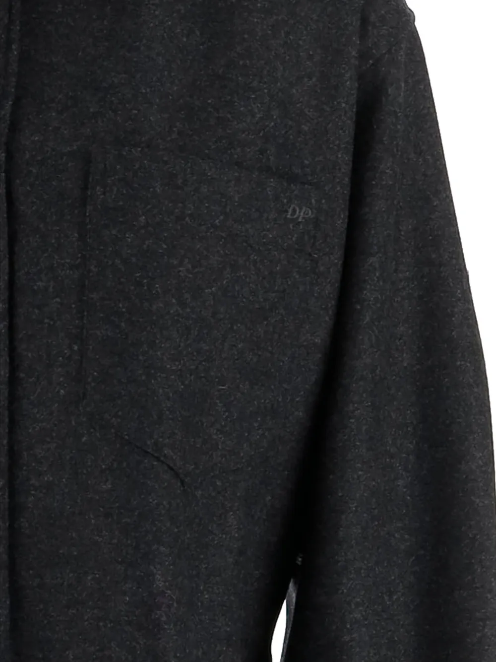 Darkpark Button-down Long-sleeved Shirt In Black