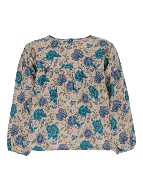 Babe And Tess floral cotton blouse