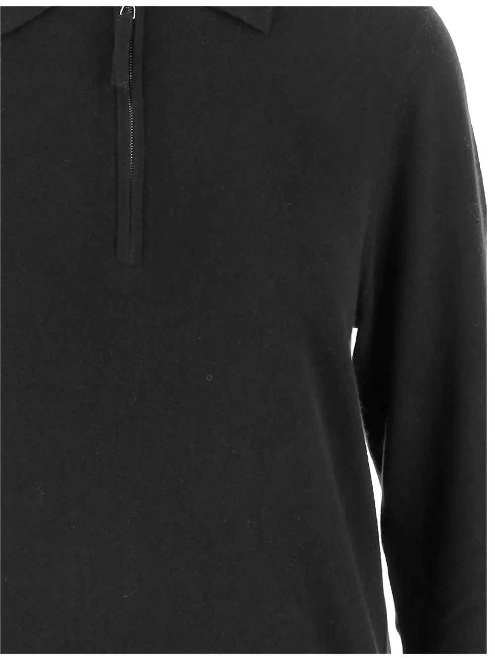arch4 Poloshirt met halve rits en polokraag Zwart