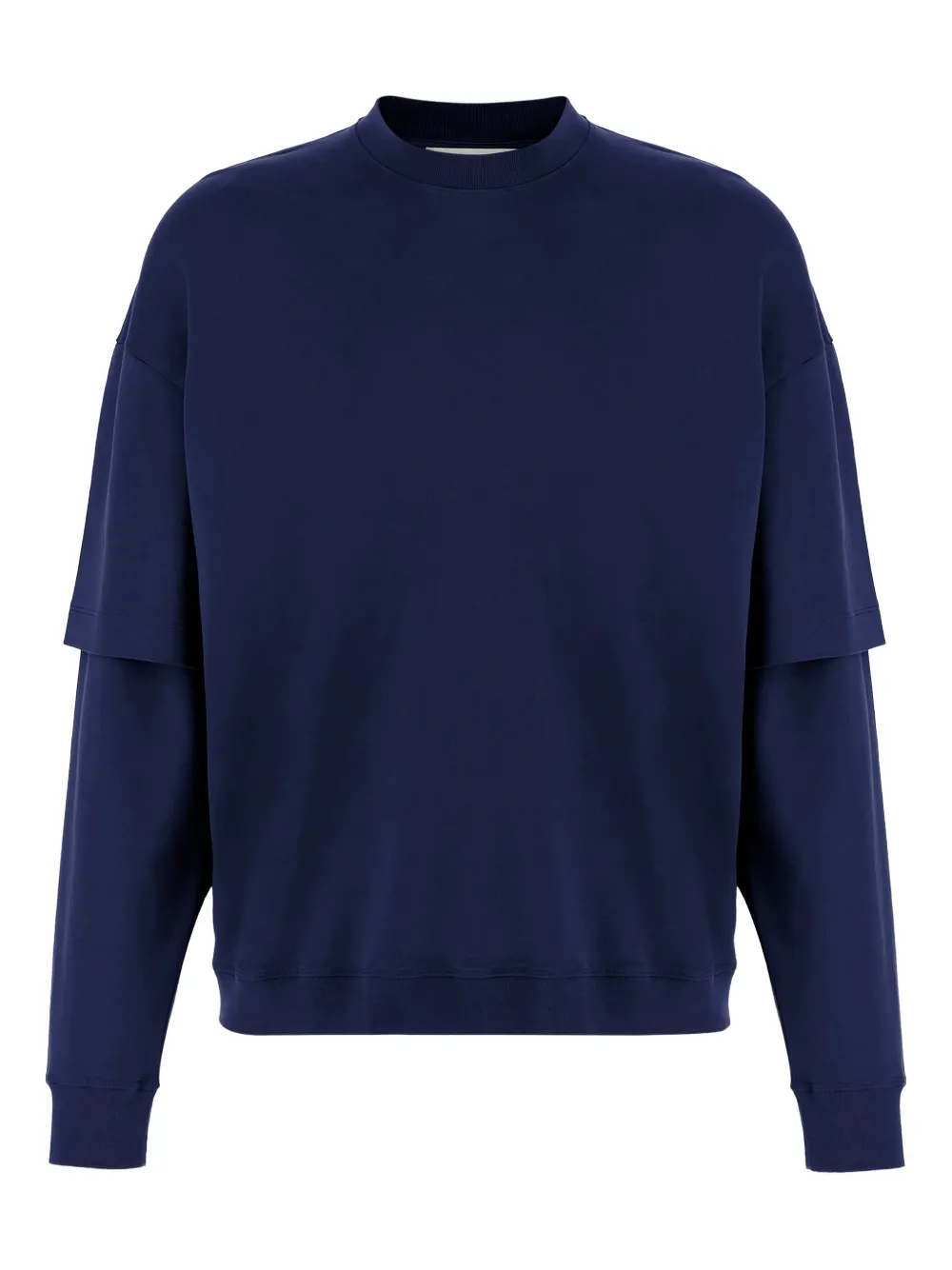 DARKPARK double-layered wool sweatshirt | Blue | Image 1