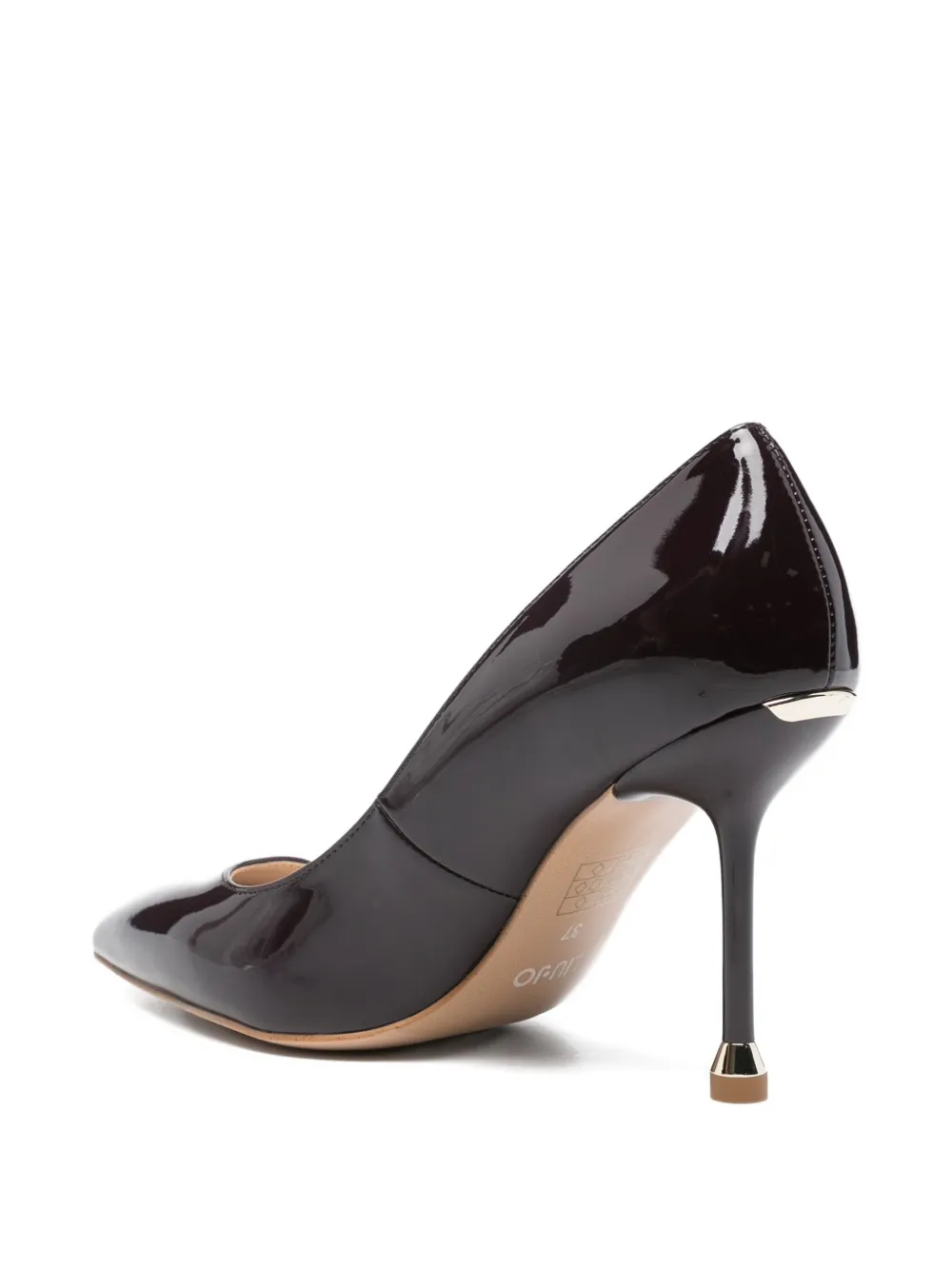 Liu •jo 95mm Patent Leather Pumps In Burgundy
