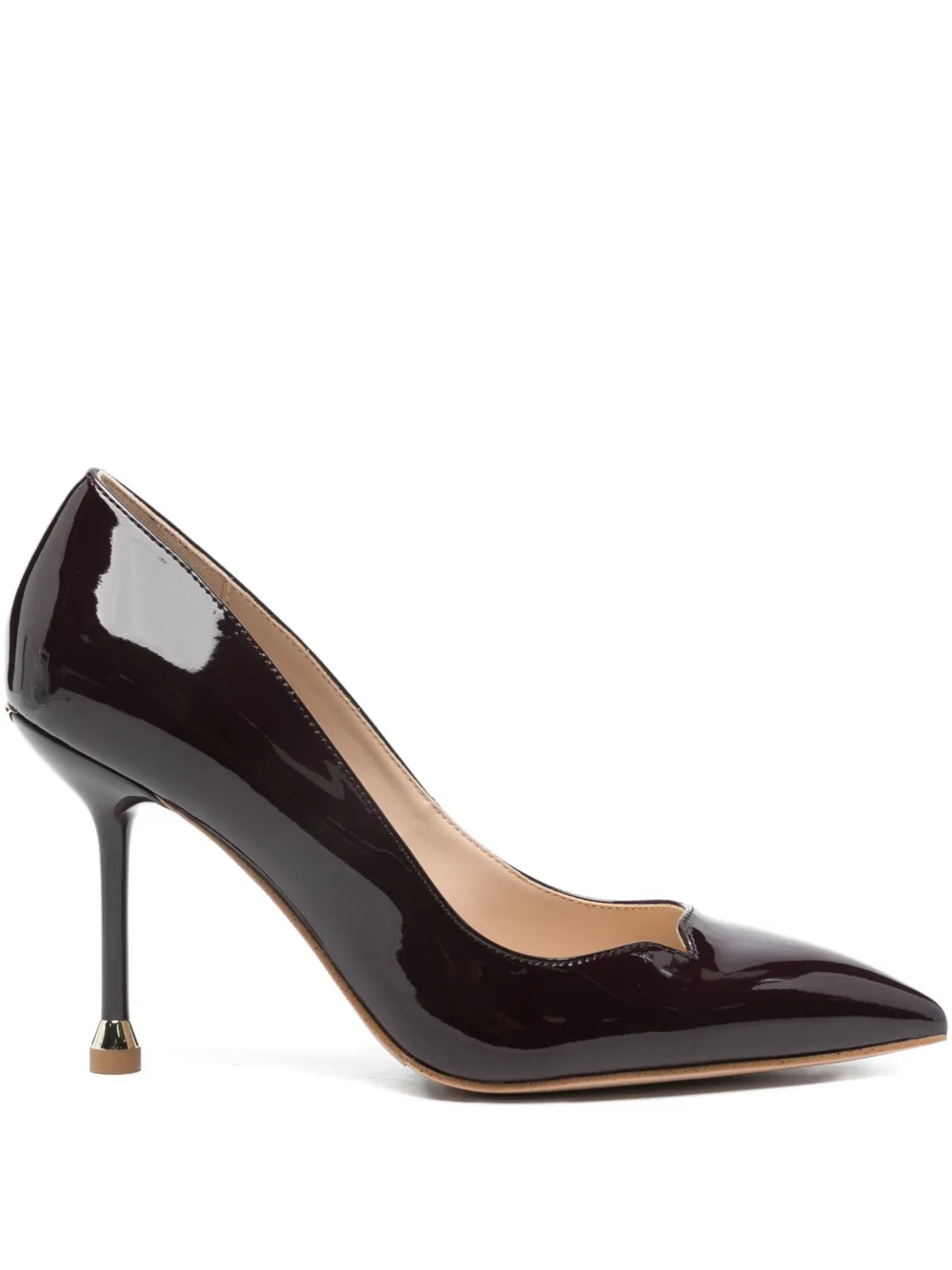 LIU JO 95mm patent leather pumps Red