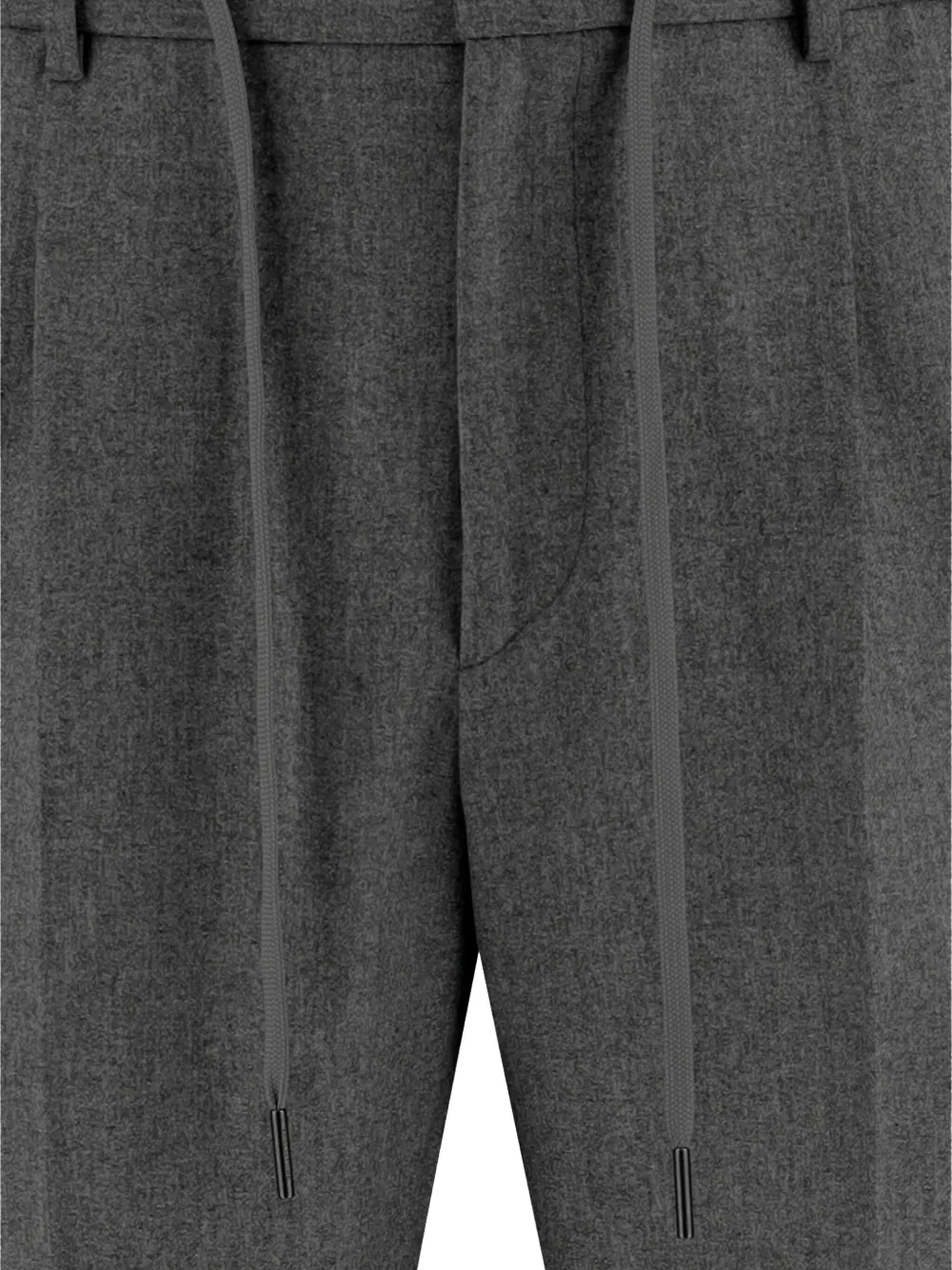 Tagliatore Drawstring Trousers In Gray