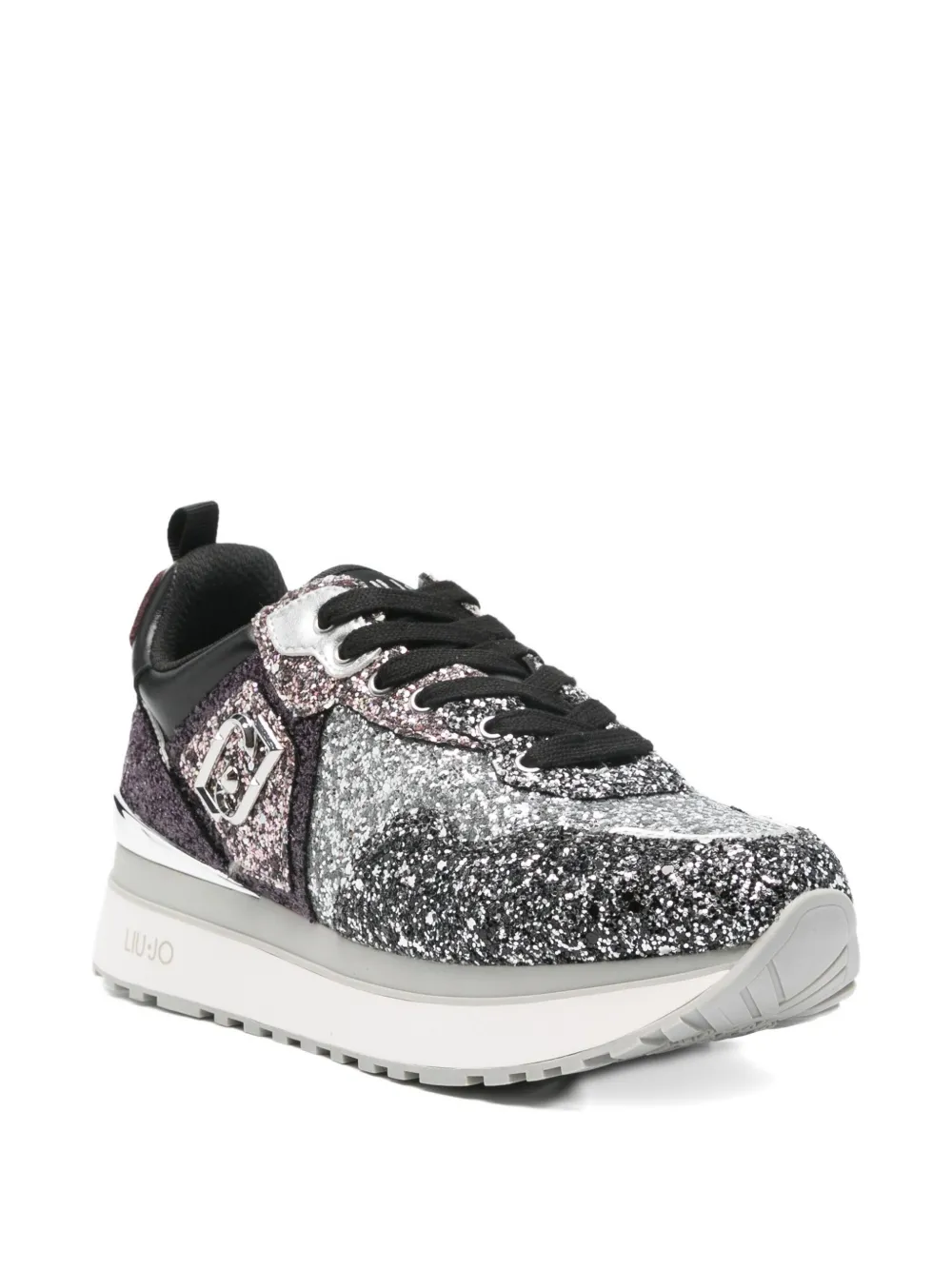 LIU JO logo-plaque glitter-embellishment sneakers | Low-Tops | Image 2