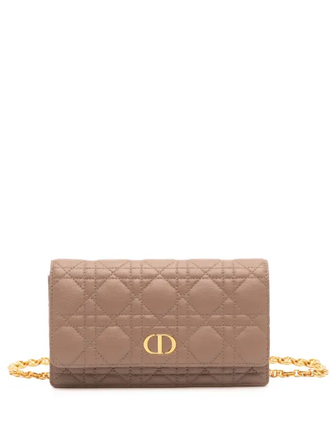 Christian Dior Pre-Owned 2021 Calfskin Cannage Caro belt bag