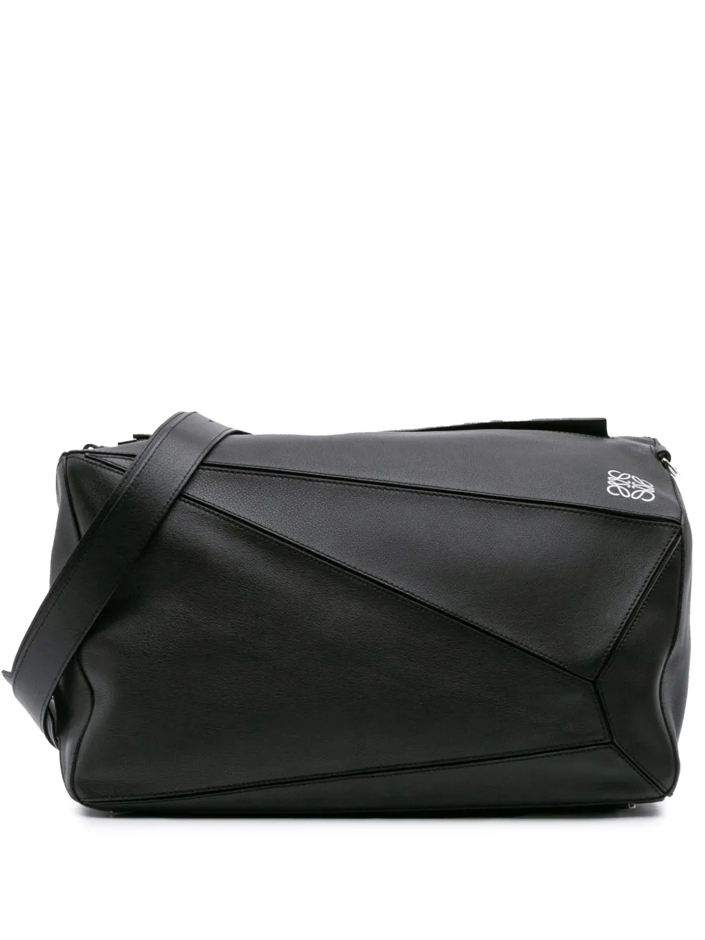 Loewe Pre-Owned 2015 XL レザー パズル ショルダーバッグ - ブラック Loewe Pre-Owned 2015 XL レザー パズル ショルダーバッグ - ブラック