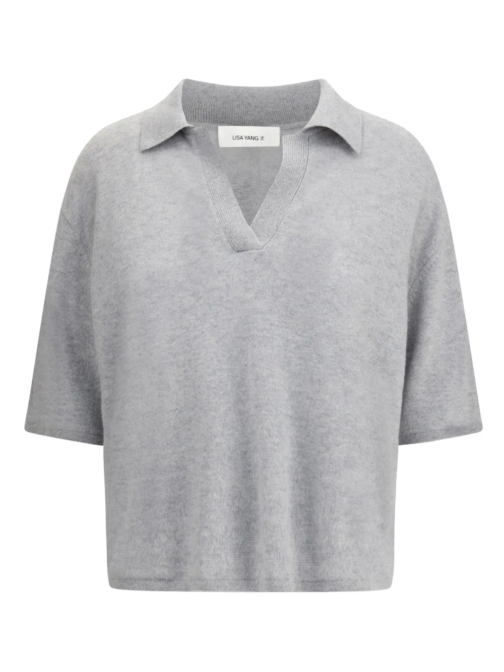Lisa Yang Neela Cashmere Top In Gray