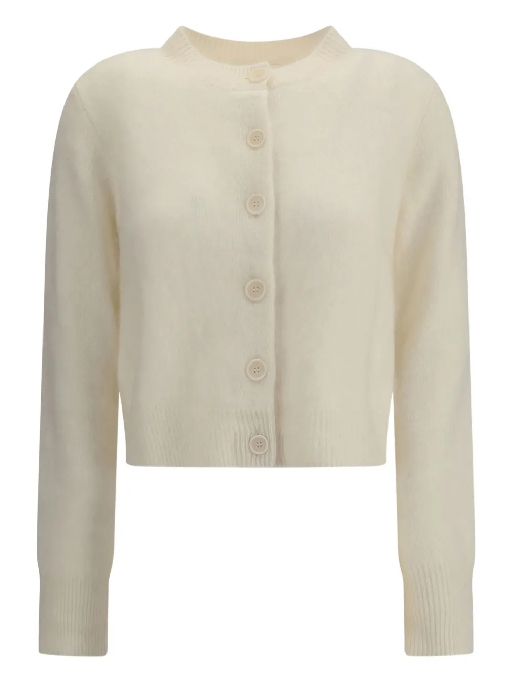 Lisa Yang Azalea Button-front Cashmere Cardigan In Brown
