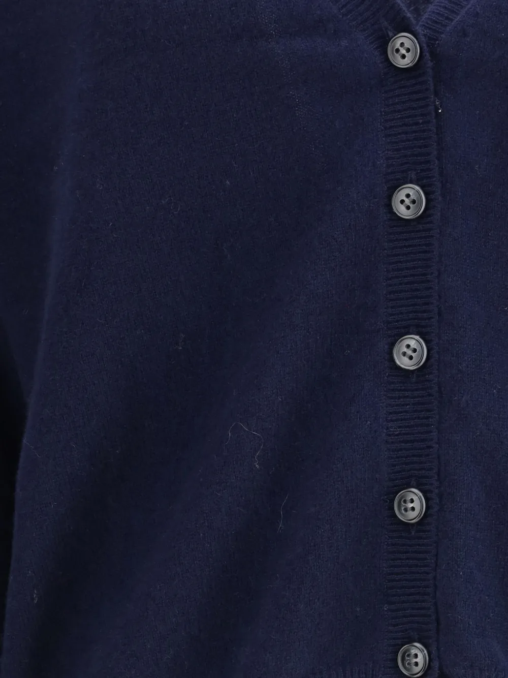 Lisa Yang The Abby Button Cardigan In Blue