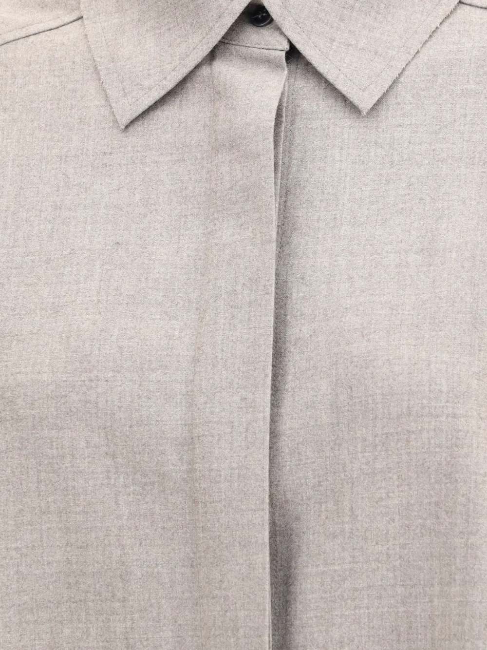 Di Stavnitser curved-hem shirt - Grijs