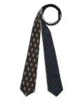 Di Stavnitser reversible patterned belt tie - Black