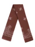 Destin Judy paisley bandana scarf - Brown