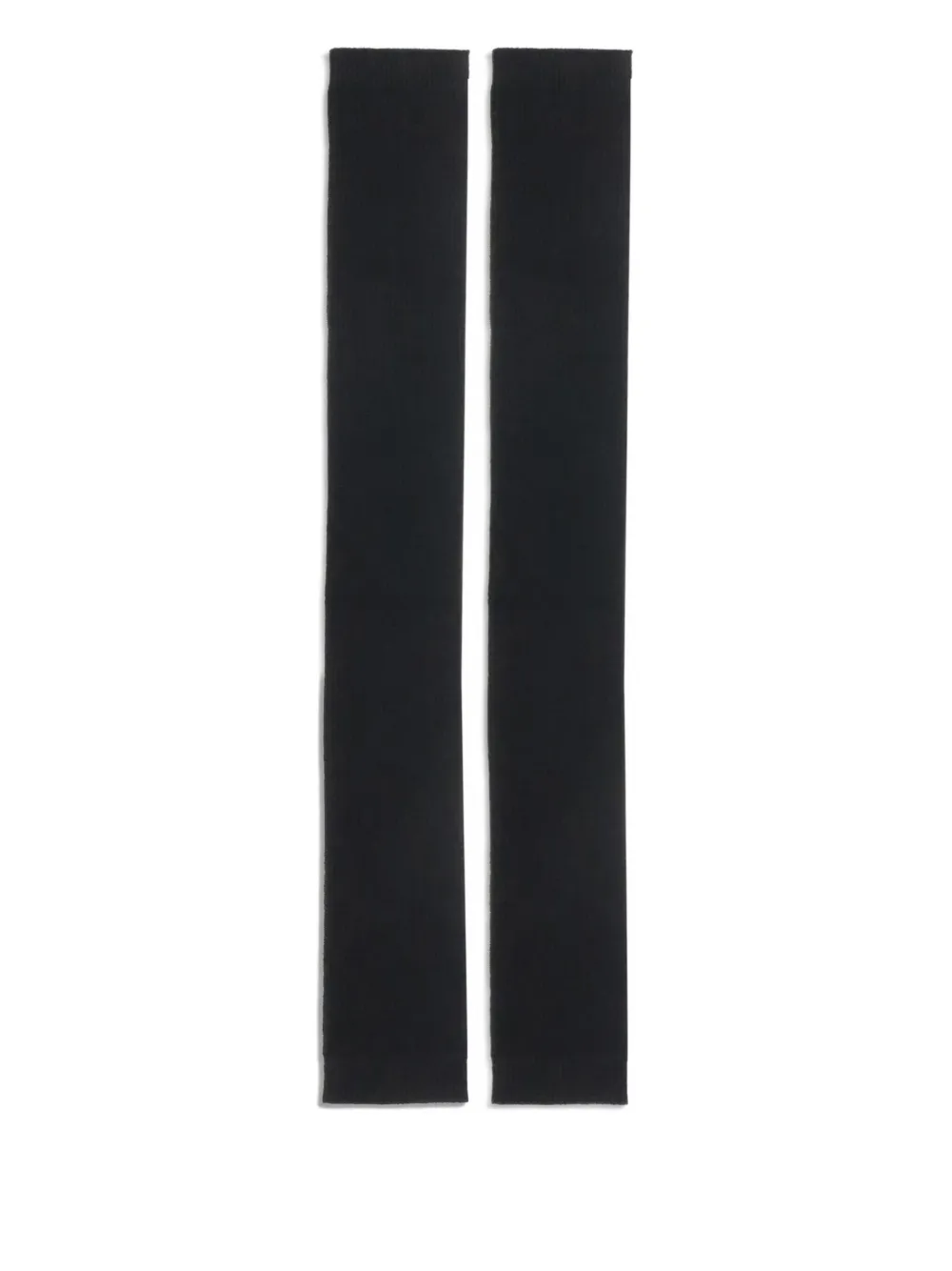 Sa Su Phi Ribbed Cashmere Gloves In Black