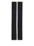 SA SU PHI ribbed cashmere gloves - Black