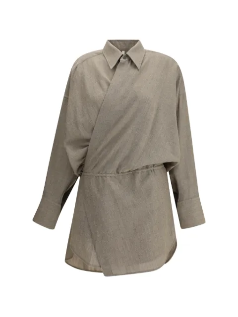 Petar Petrov wrap shirt mini dress