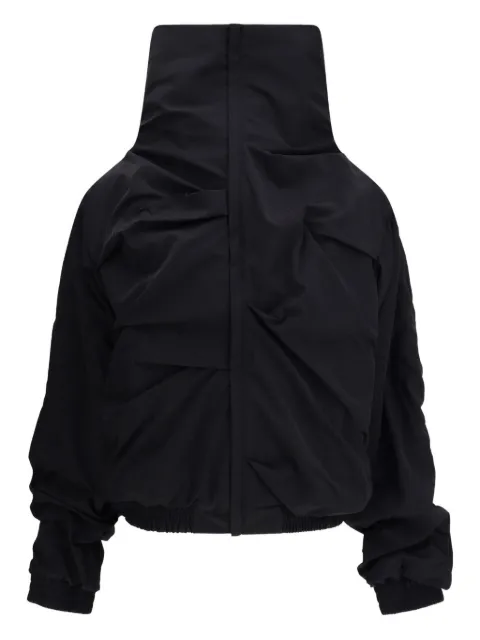 ALAINPAUL high-neck gathered jacket