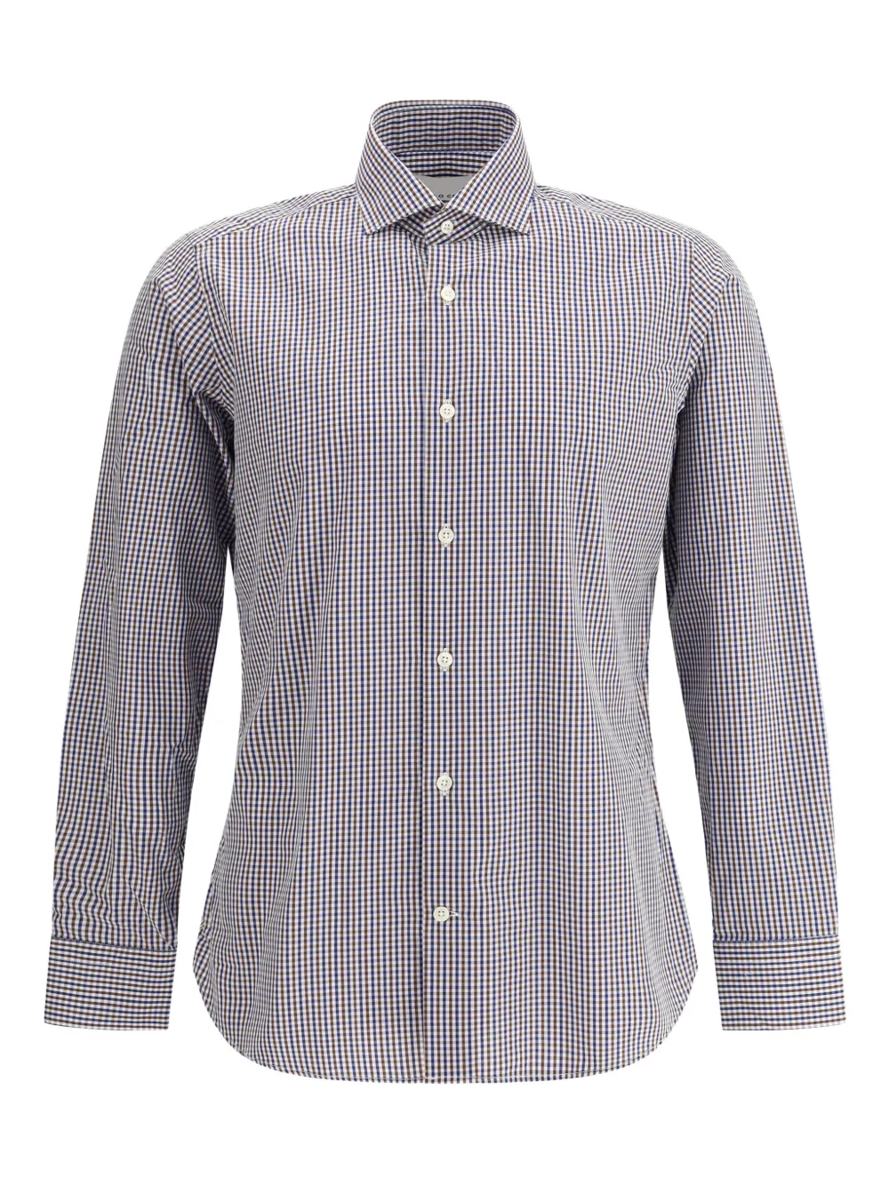 Caliban gingham shirt | White | Image 1