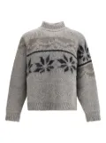 Magliano Norwegian Drunk mock-neck sweater - Grey