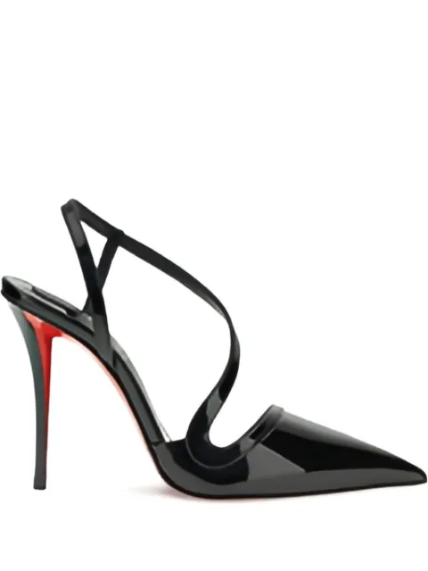 Christian Louboutin Sandali Rosa Z in pelle verniciata 100mm