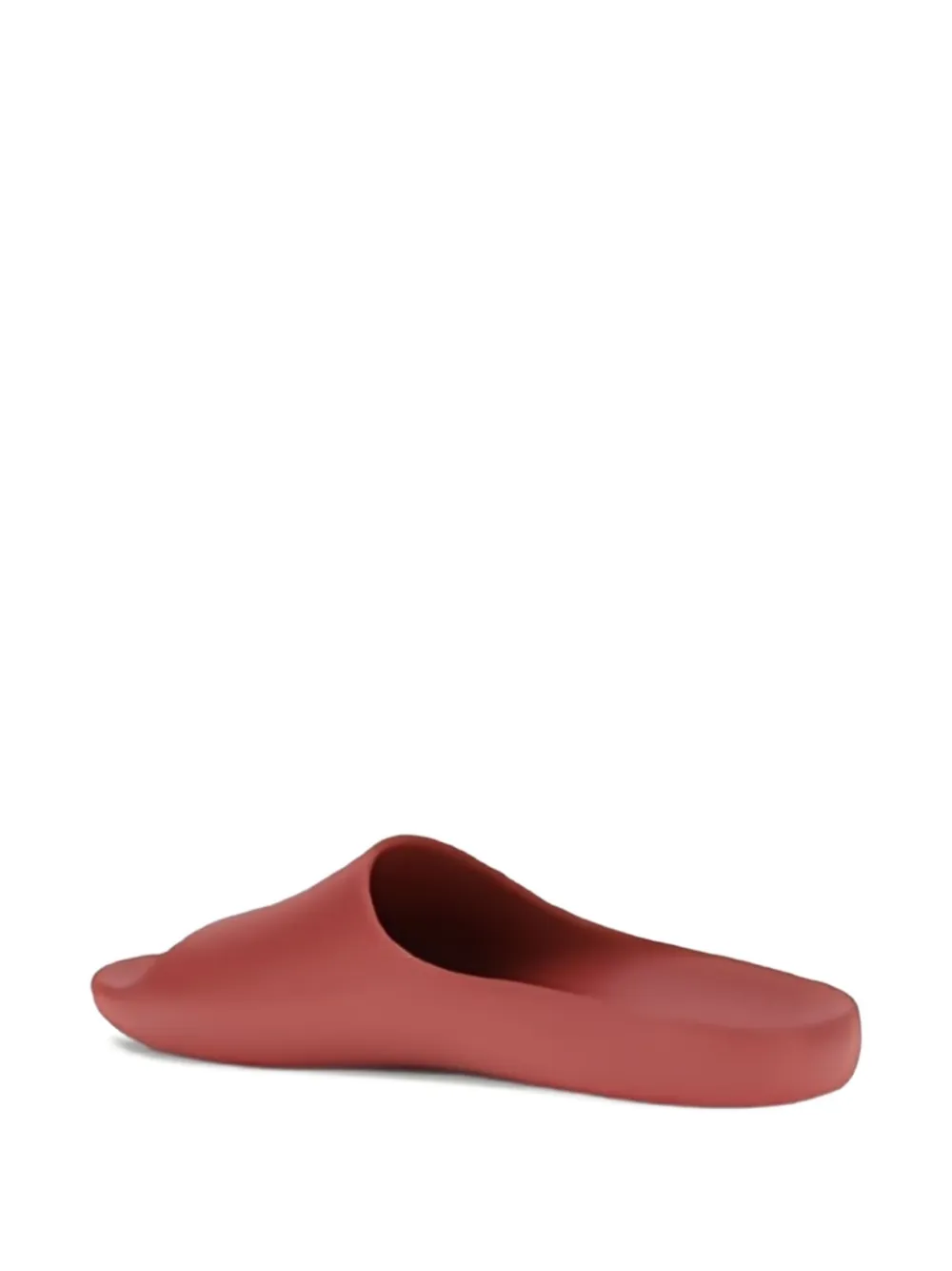 The Row Ama open-toe slides Red