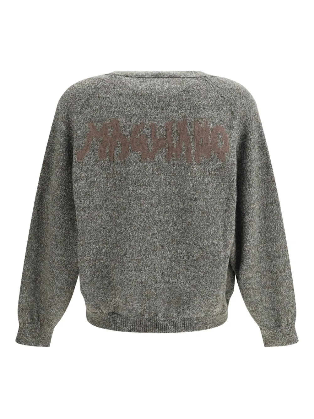 Magliano Grampa Baby Buttoned Cardigan In Gray