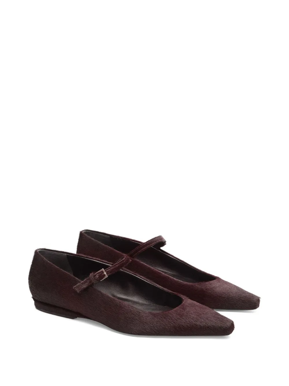 LouLou de Saison Leone ballerina's met puntige neus - Bruin