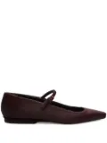 LouLou de Saison Leone pointed-toe ballet flats - Brown