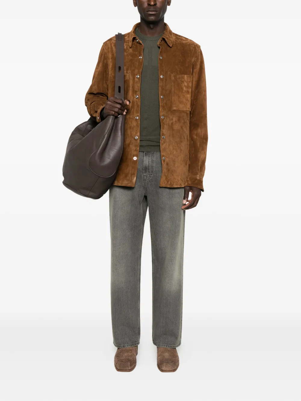 Rick Owens suede shirt jacket | Shirt Jackets | Image 2