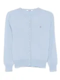 Vivetta pearl-button embellished cardigan - Blue