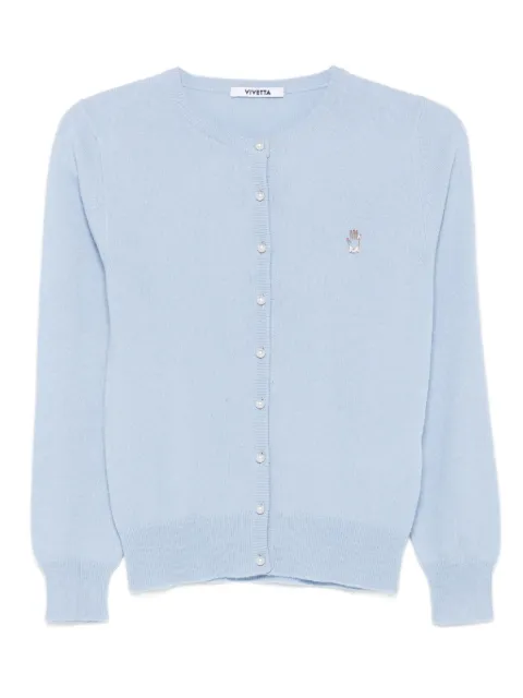 Vivetta pearl-button embellished cardigan